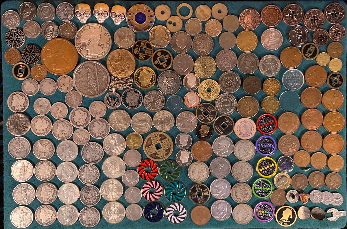 Coin collection for magic